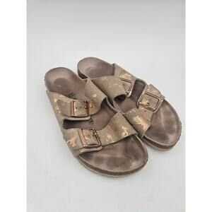 Birkenstock Women's Arizona Sandal Vintage Copper Size 41